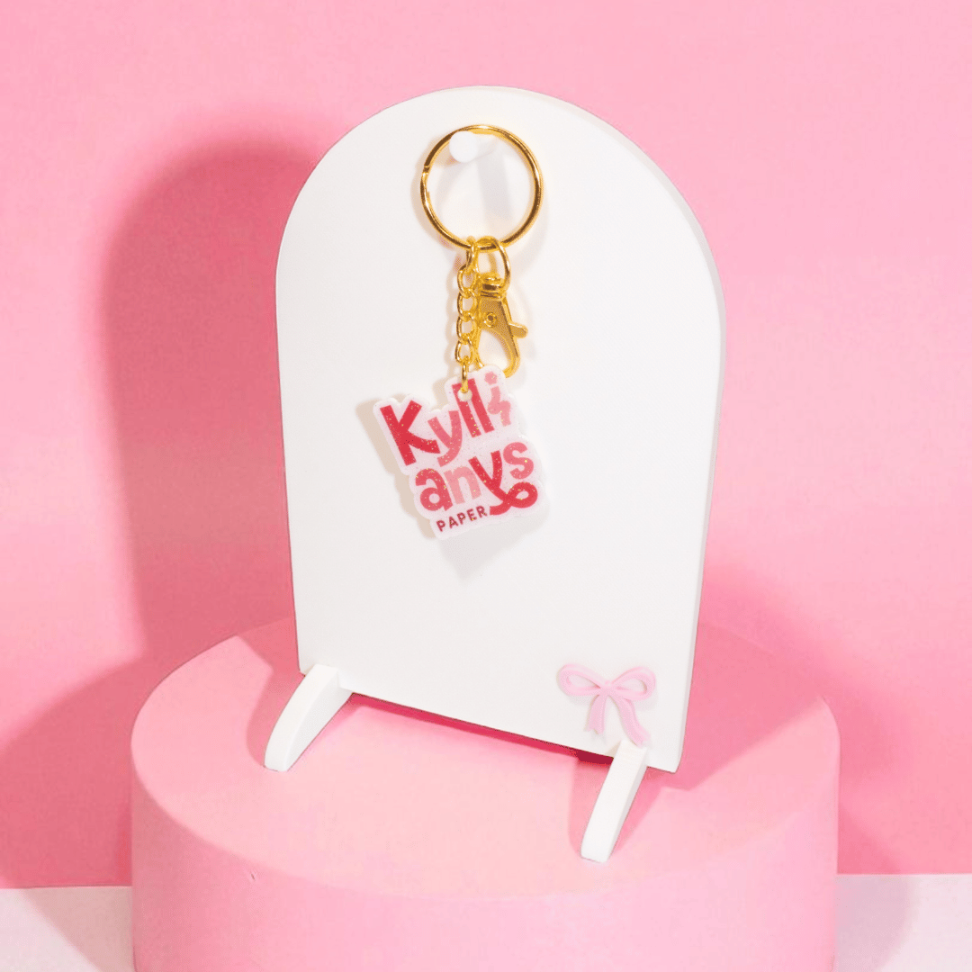 Keychain Display with Custom Colors & Logo