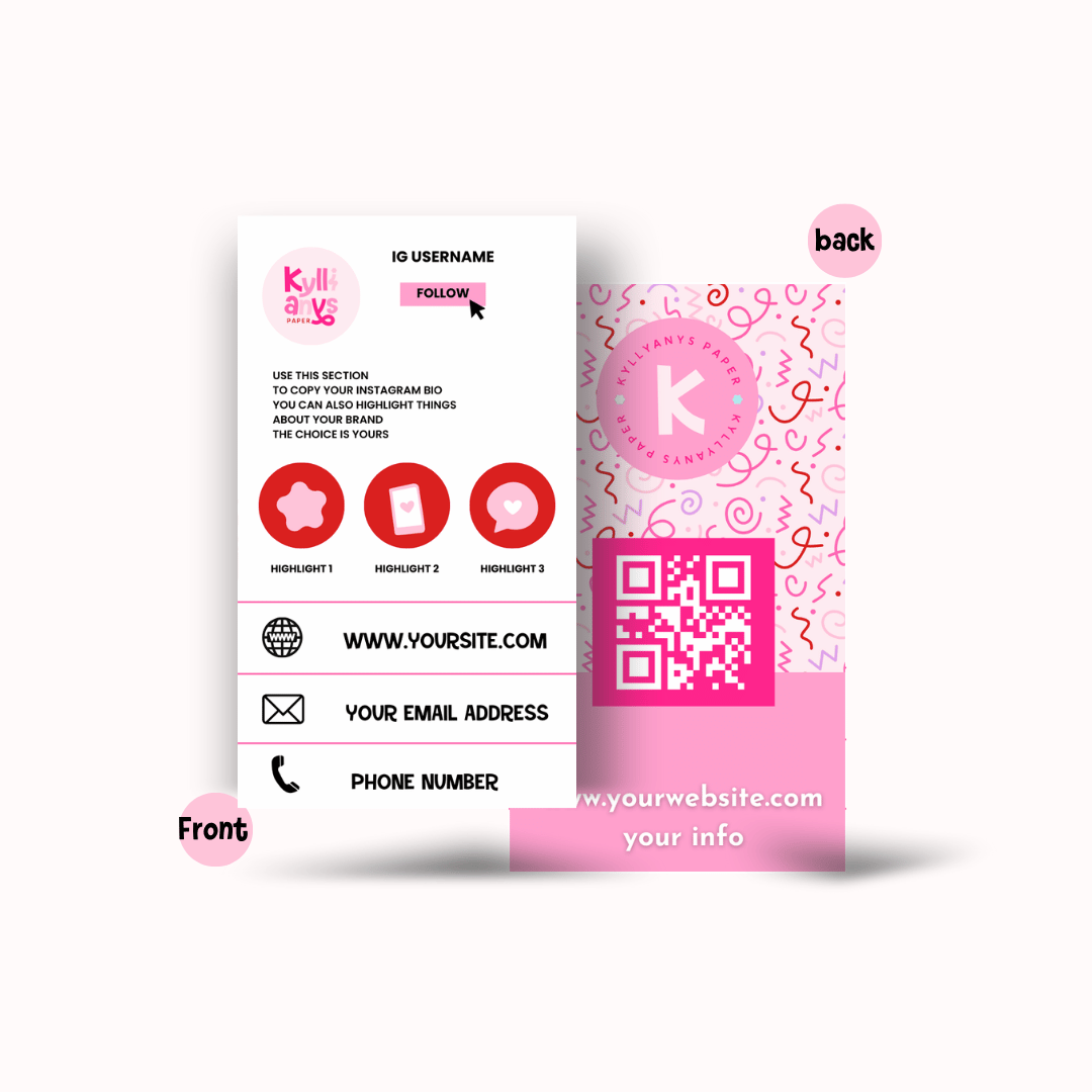 instagram card