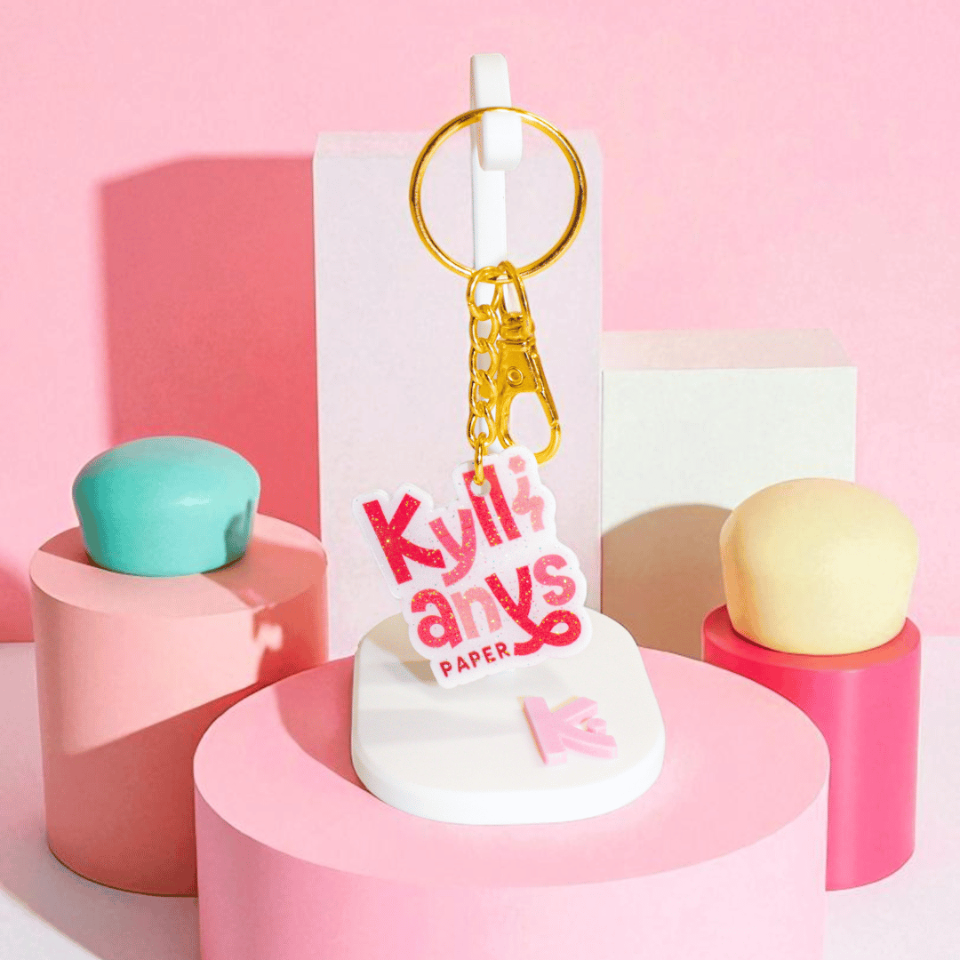 Keychain Display with Custom Colors & Logo
