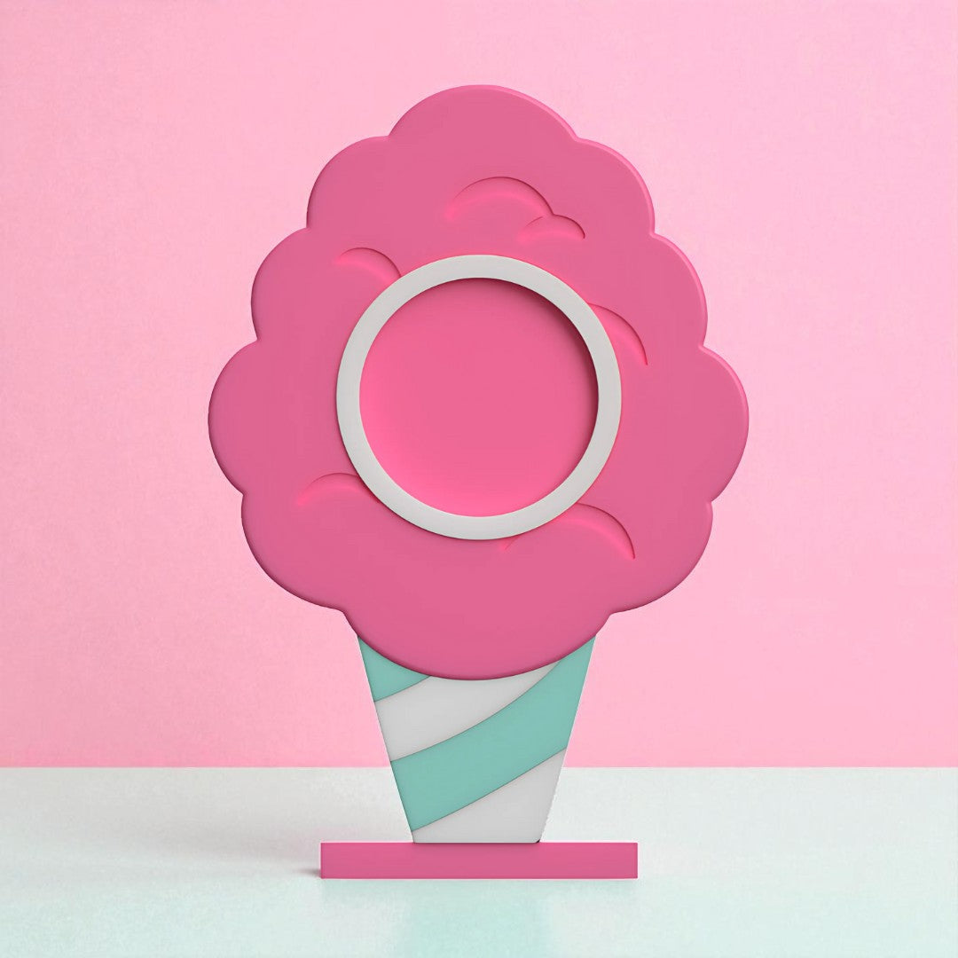 Candys (Popsicle, Cupcake, cotton candy & Candy) Business Display
