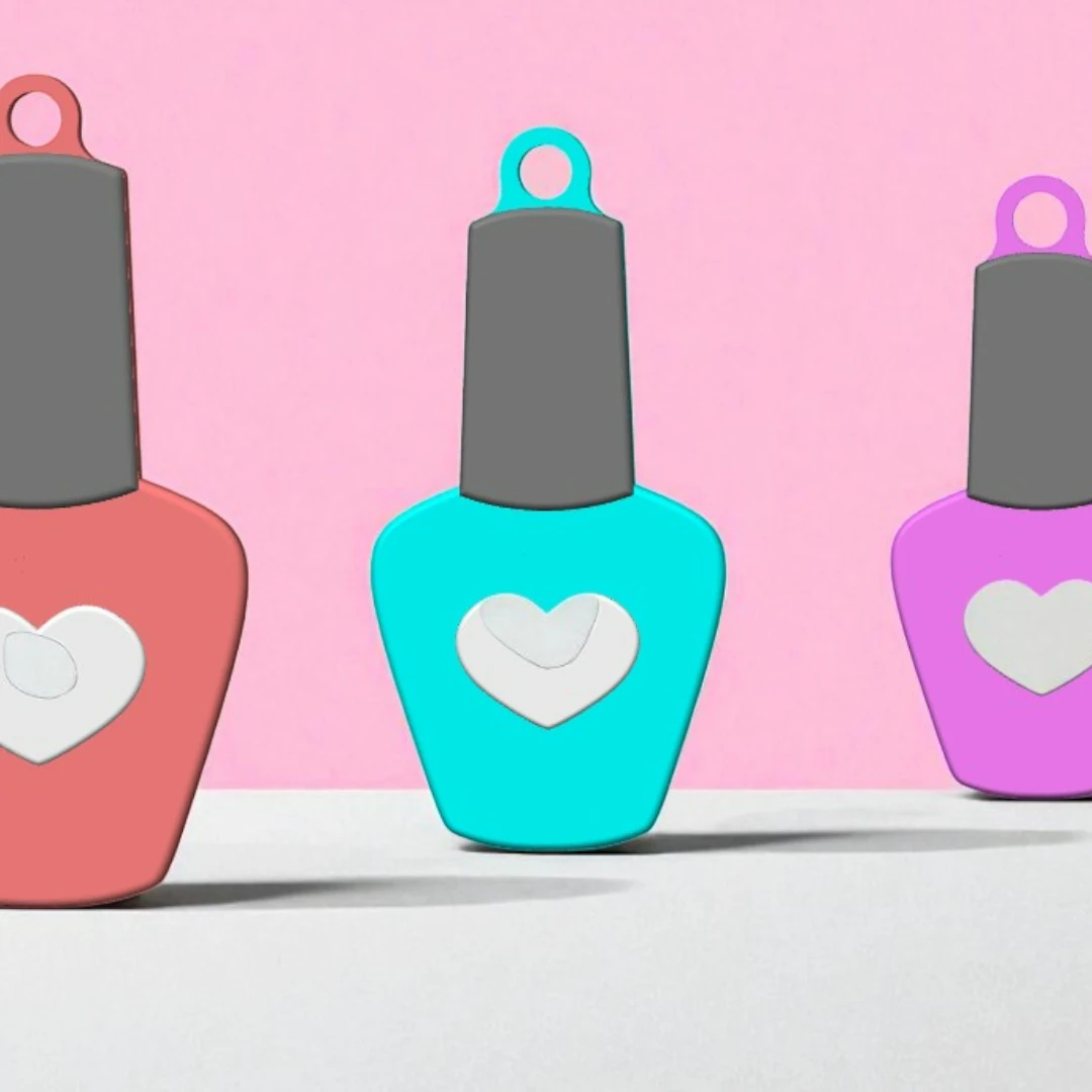 Nail Artist / Plosh Keychain