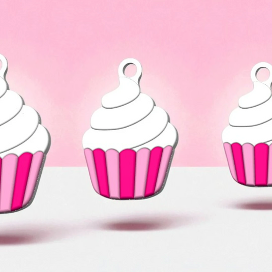 Cupcake Keychain