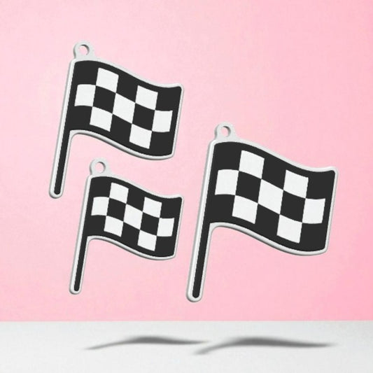 Racing Flag Keychain