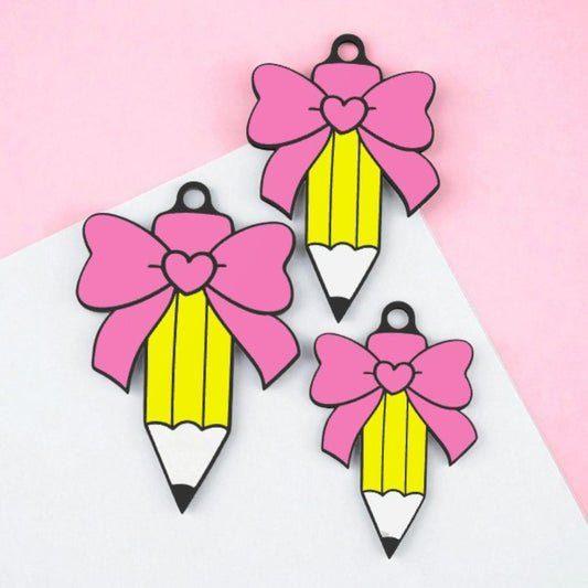 Bow Pencil Keychain