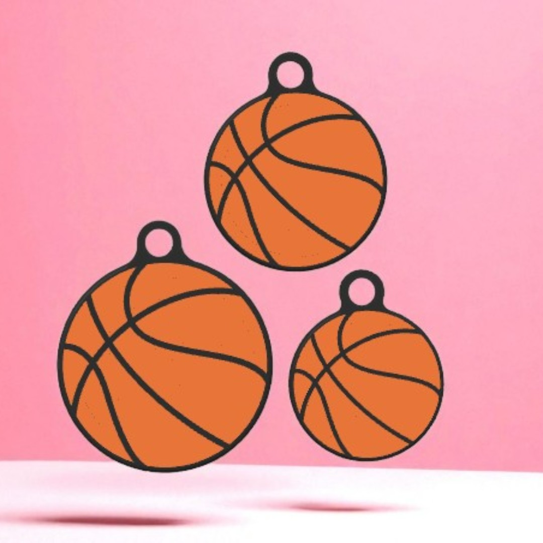 Basketball Keychain