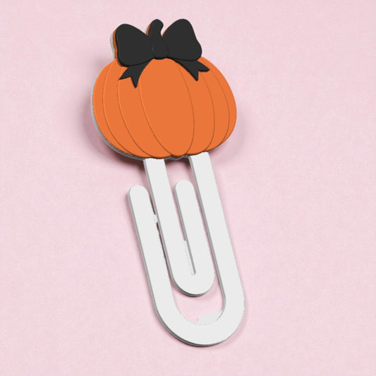 Coquette Pumpkin  Paper Clip