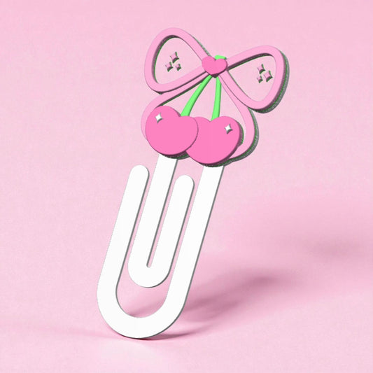 Coquette Cherry Paper Clip