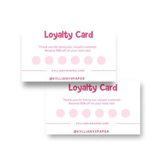 Loyalty Card Minimalist