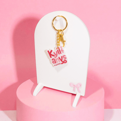 Keychain Display with Custom Colors & Logo
