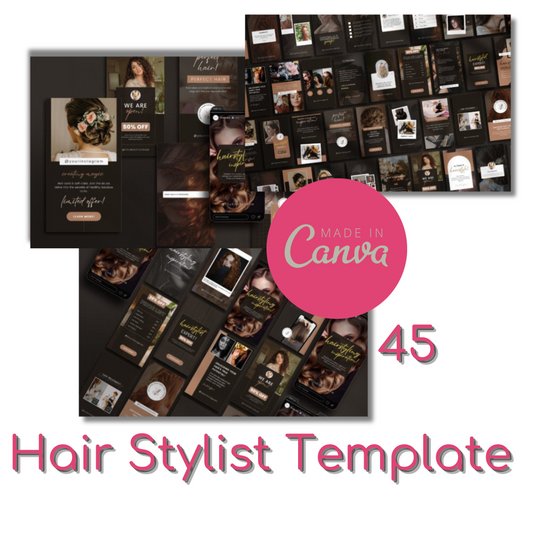 Hair Stylist Canva Template (Stories)