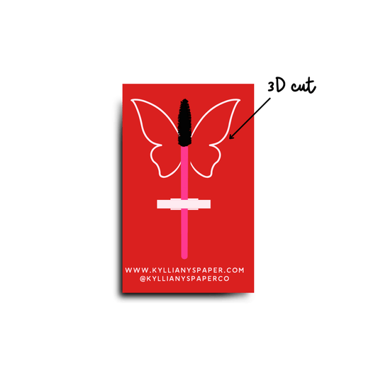 Butterfly Lash Card