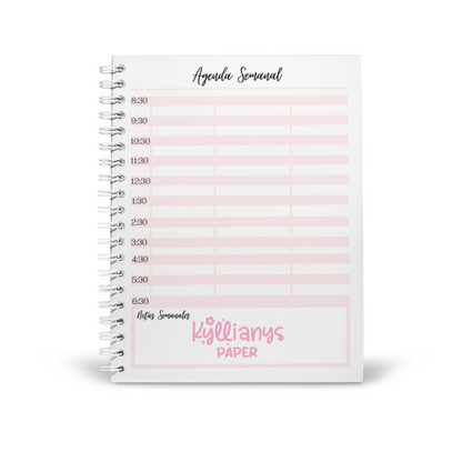 Weekly or 3 clients per day planner