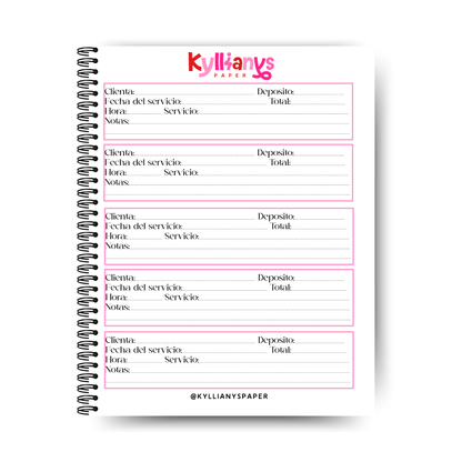 weekly planner + clients profile