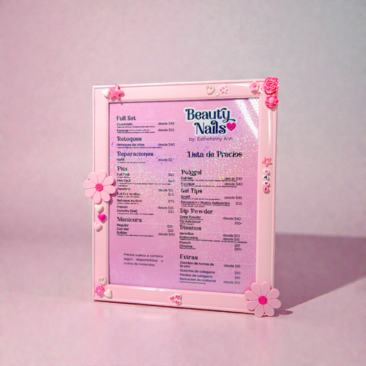 Price List Frame