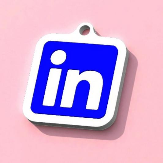 LinkedIn Logo Keychain