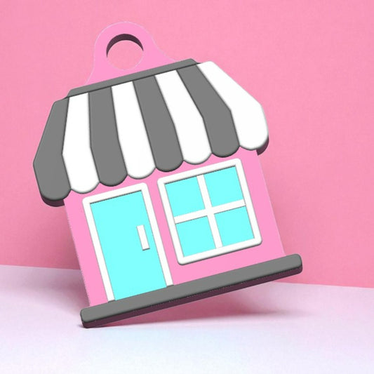 Mini Shop Keychain