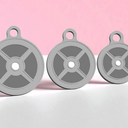 Fitness Keychains – Kettlebell & Weight Plate