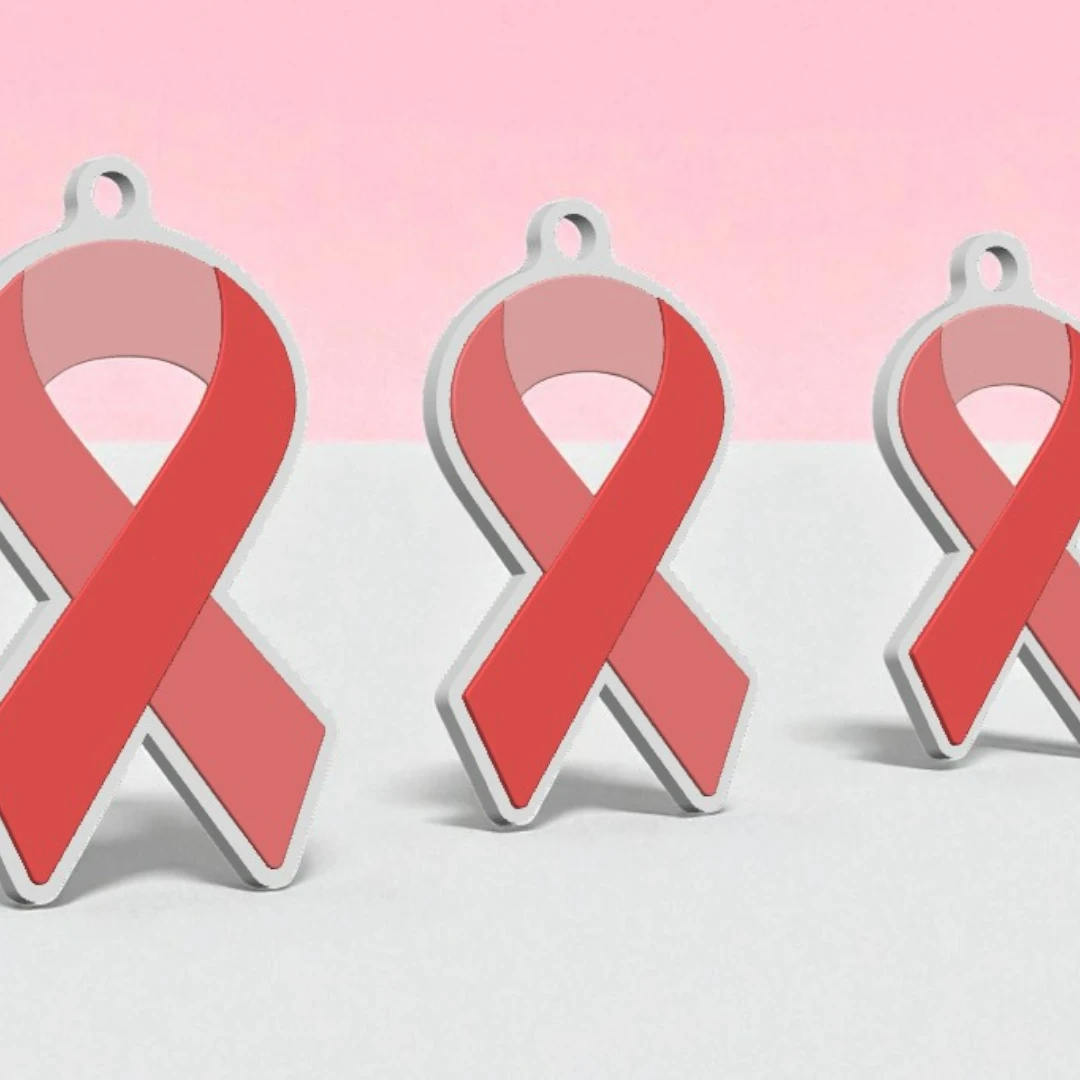 Awareness Ribbon Keychain – Support & Cause Charm