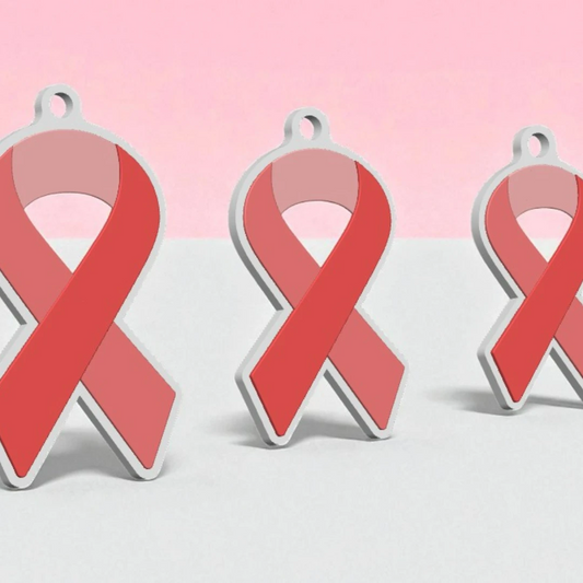 Awareness Ribbon Keychain – Support & Cause Charm