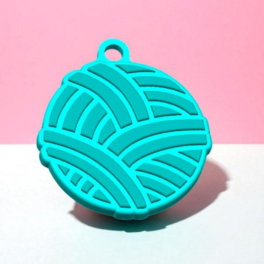 Yarn Ball Keychain