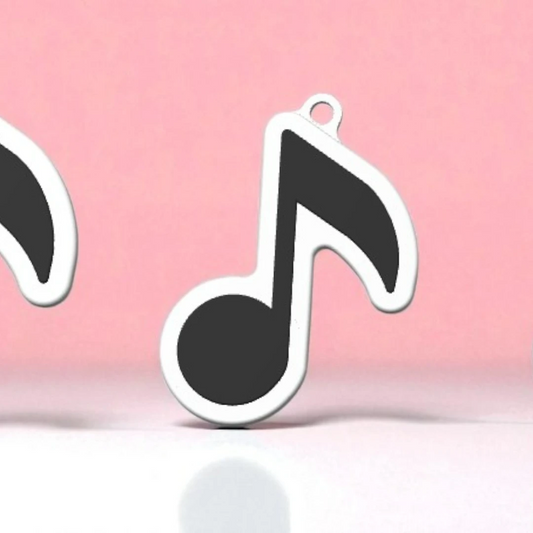 Music Note Keychain – Musical Charm for Music Lovers