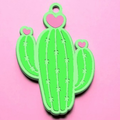 Kawaii Cactus Keychain | Succulent Lover
