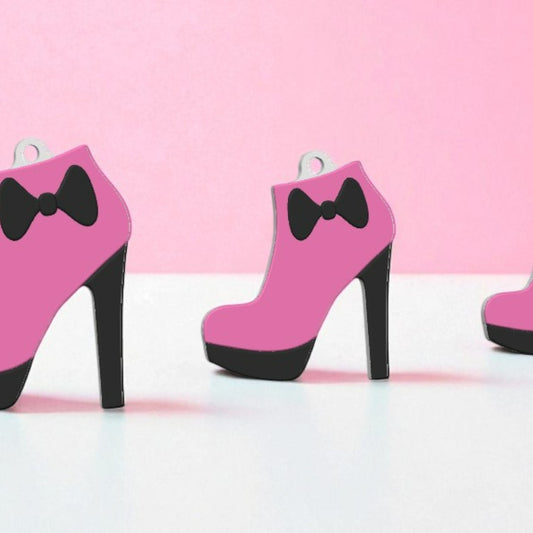 Glam Heel Keychain