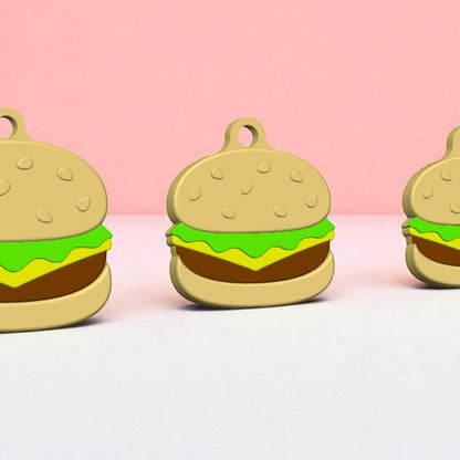 Hamburger Keychain