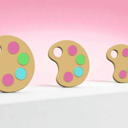 Painting Pallete Keychain