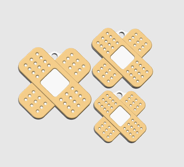 Kawaii Band-Aid Keychain