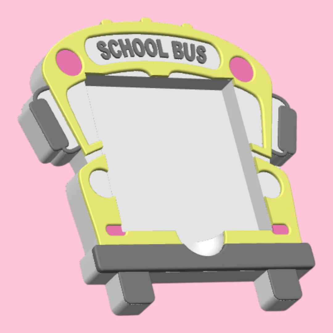 Teacher Sticky Notes (School Bus, Composition, Pencil)