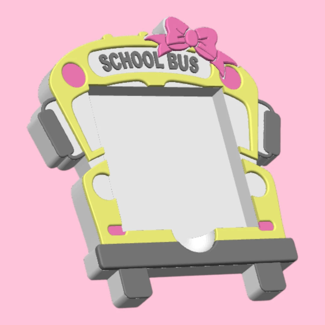 Teacher Sticky Notes (School Bus, Composition, Pencil)