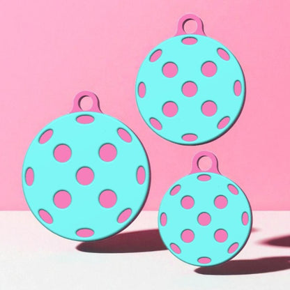 Pickle Ball Keychain