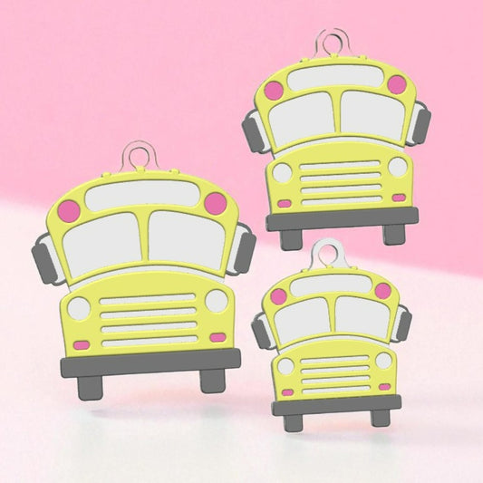 School Bus Keychain