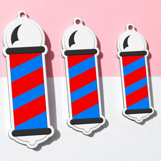 Barber Keychain