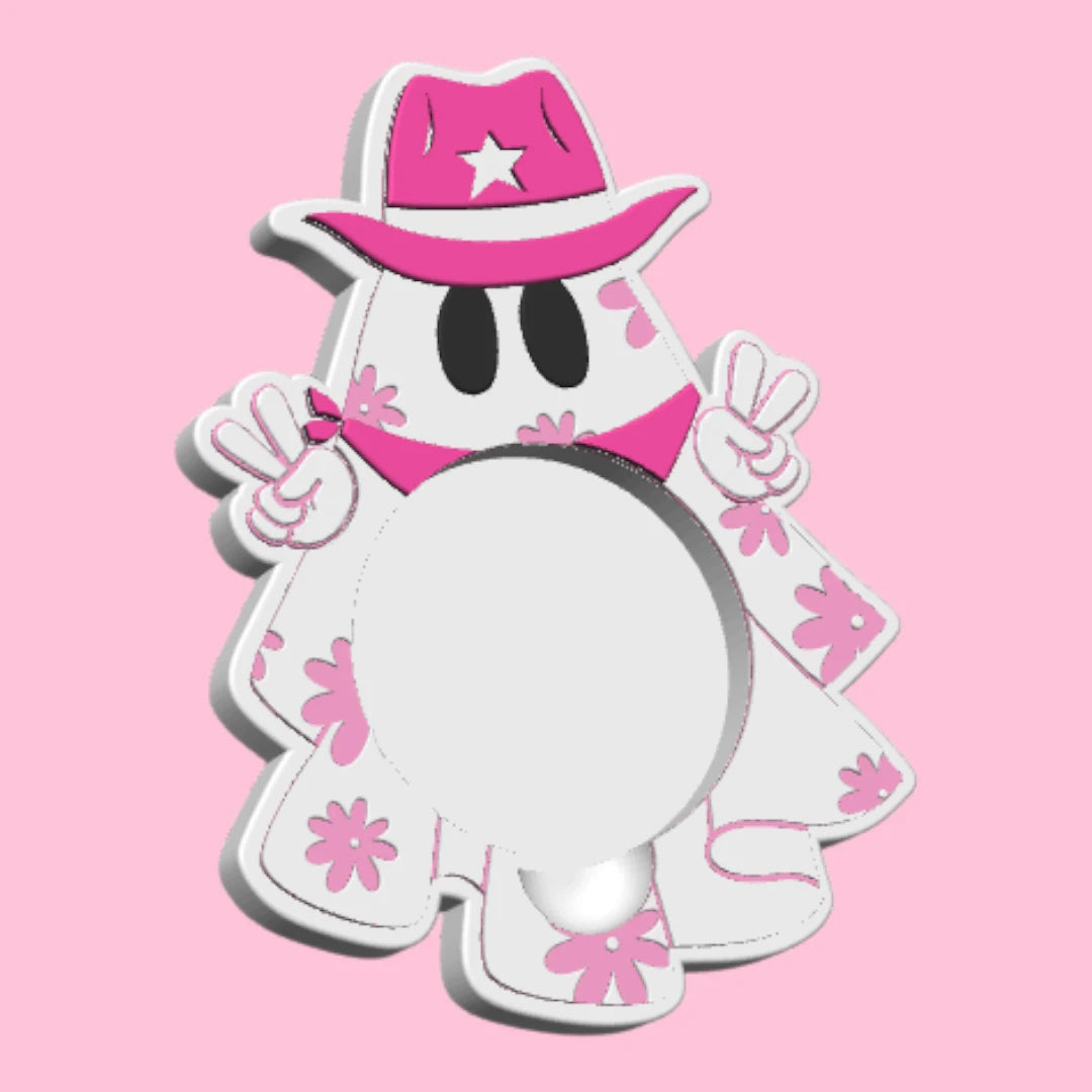 Cow Girl Ghost Sticky Notes