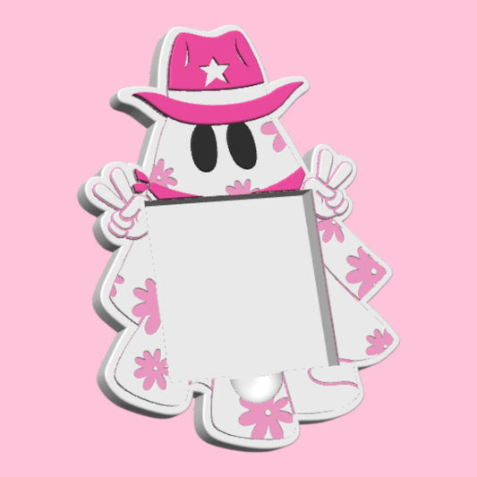 Cow Girl Ghost Sticky Notes