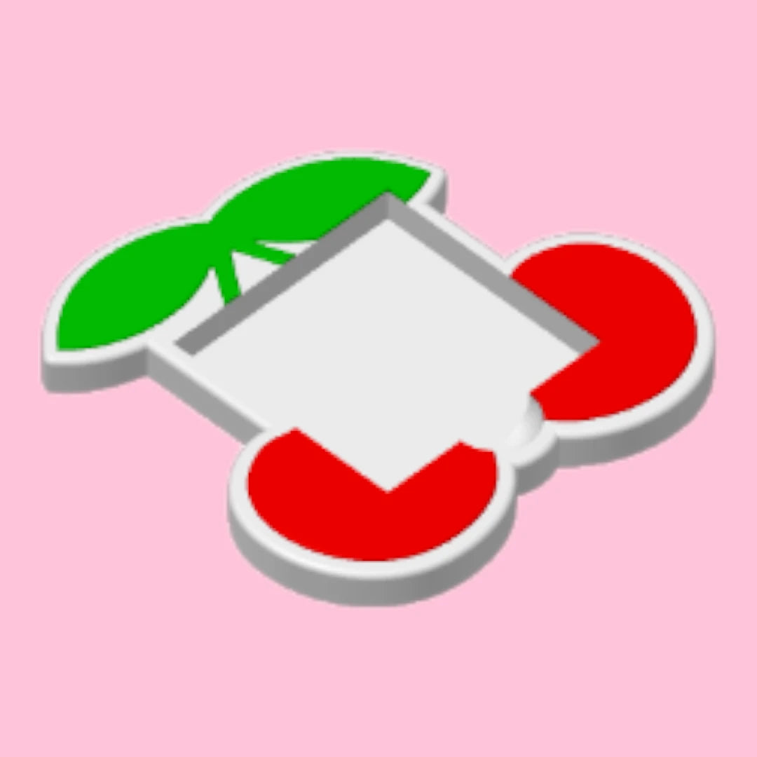 Fruits Sticky Notes (apple, cherry, peach, watermelon, strawberry)