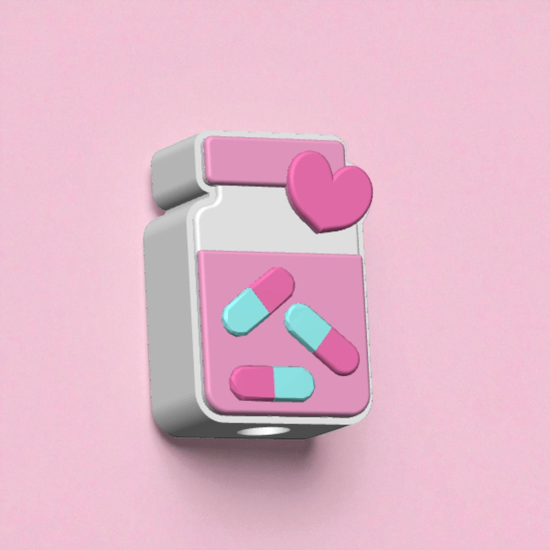 Medical Pills Straw Topper