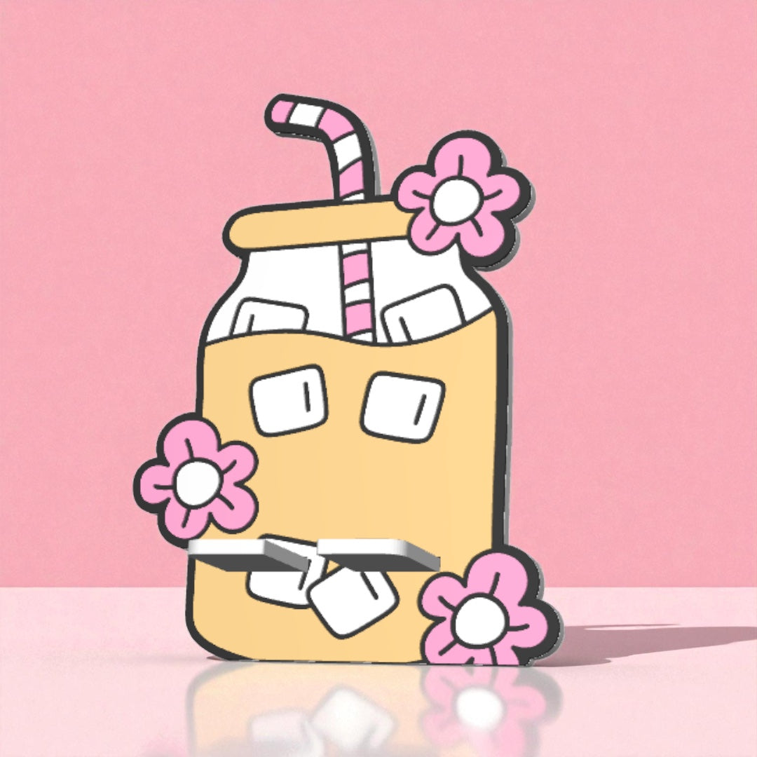 Ice Coffee Phone Holder