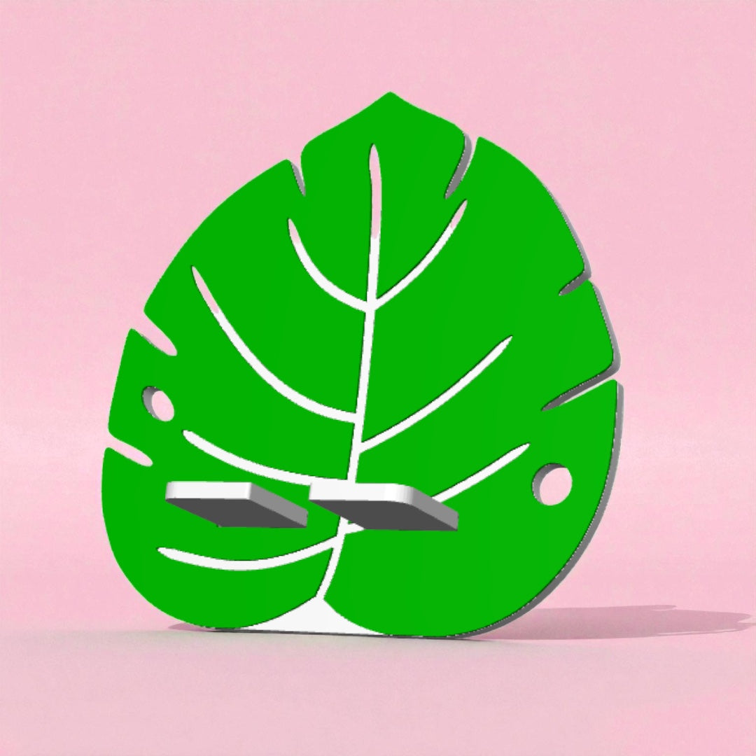 Monstera Phone Holder