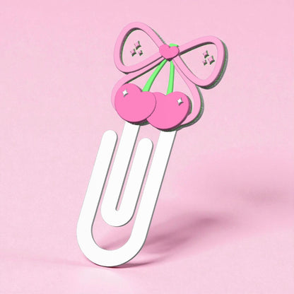 Coquette Cherry Paper Clip