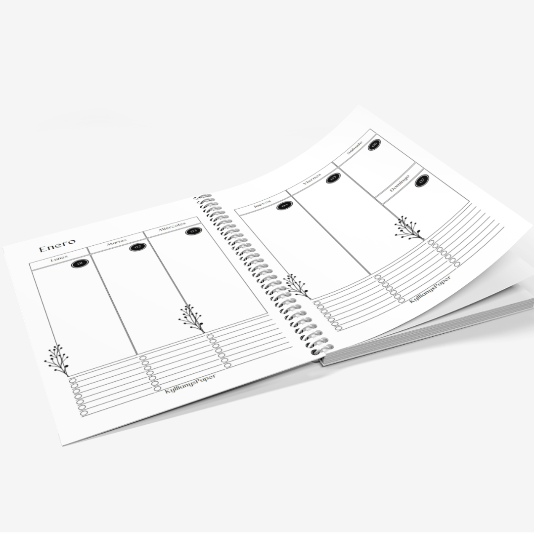 Minimalist 2024 Planner Kyllianyspaper   A 