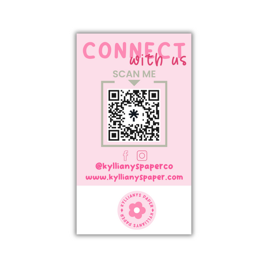 Connect with us card