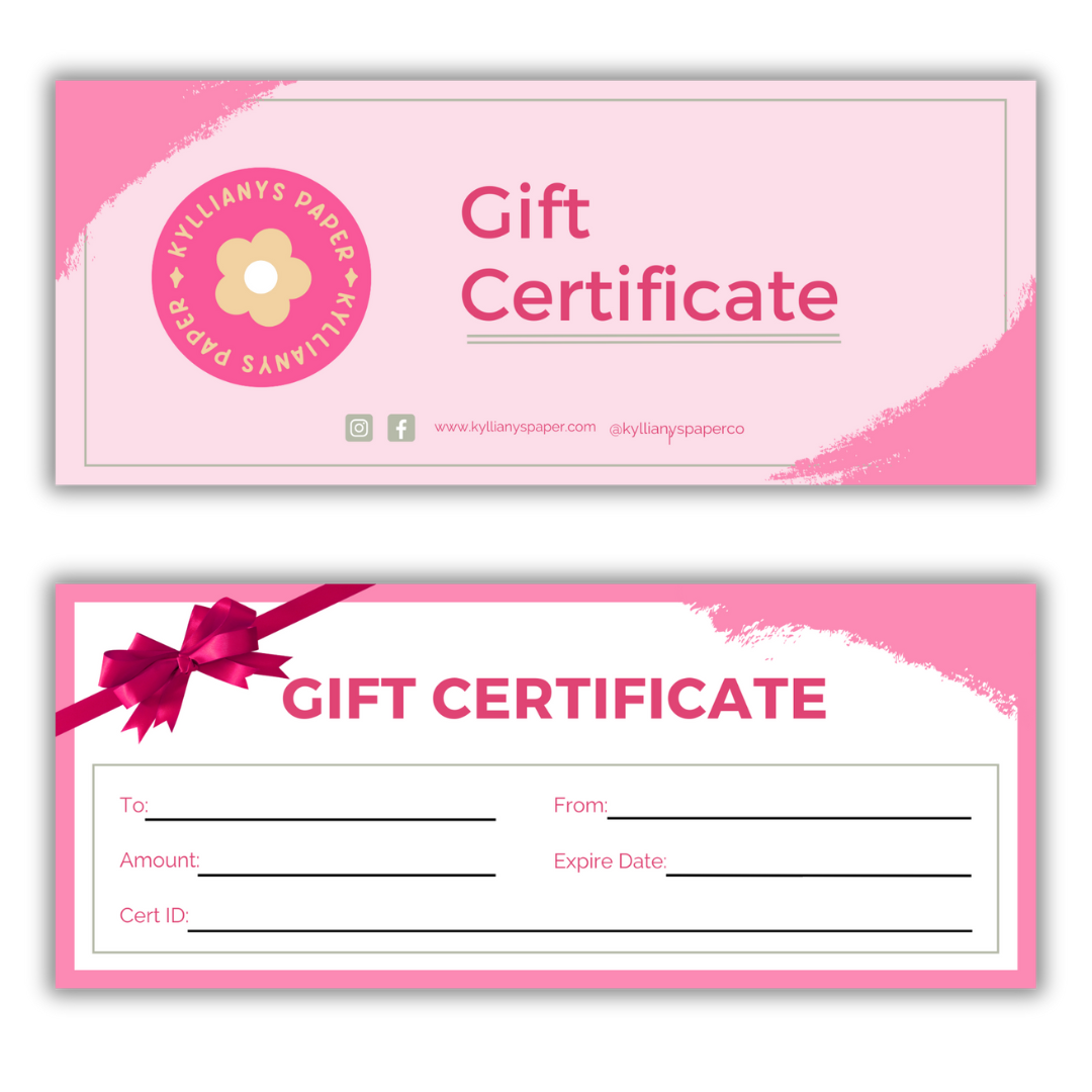 Gift Certificate