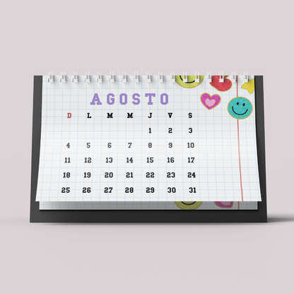 Back To School Desk Calendar