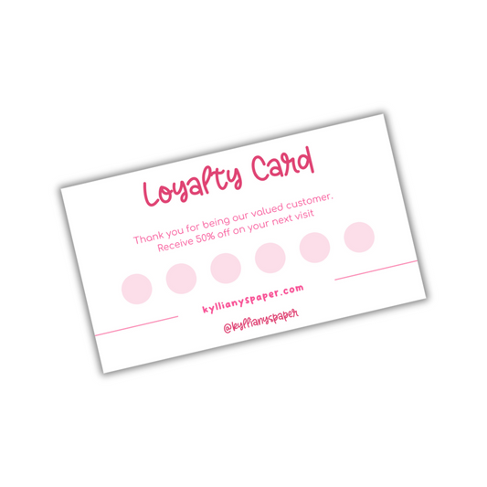 Loyalty Card Minimalist